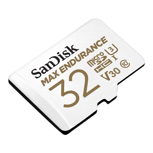 Sandisk 32 GB Max Endurance microSDHC Class 10 / UHS-3 Flash Memory Card with Adapter — vista 2