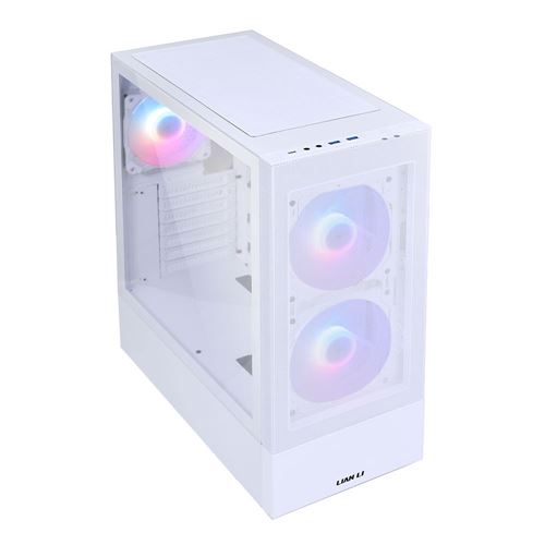 Lian Li Lancool 205 Mesh Type C Tempered Glass ATX Mid-Tower Computer Case - White — vista 2