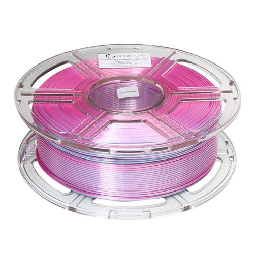 Cookiecad 1.75mm PLA Silk 3D Printer Filament Dual Color Color 1.0 kg (2.2 lbs.) Spool - U — vista 2