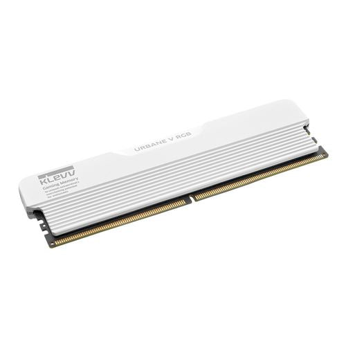 KLEVV URBANE V RGB 32GB (2 x 16GB) DDR5-6000 PC5-48000 CL30 Dual Channel Desktop Memory Kit 5AGUA80-60A300M - Brilliant White (2)