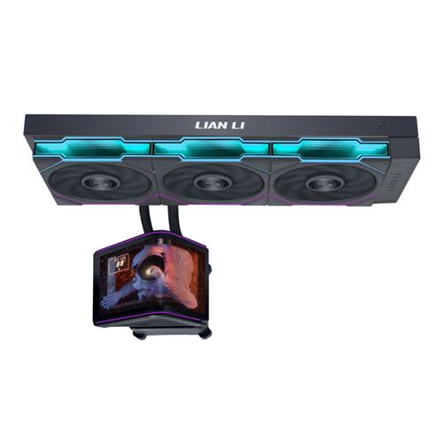 Lian Li HydroShift II LCD-S 360 TL 360mm Water Cooling Kit - Black — vista 2