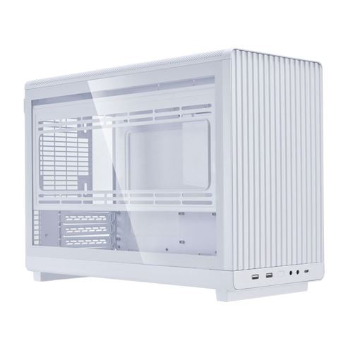 Lian Li A3 Left Glass Panel - White — vista 2