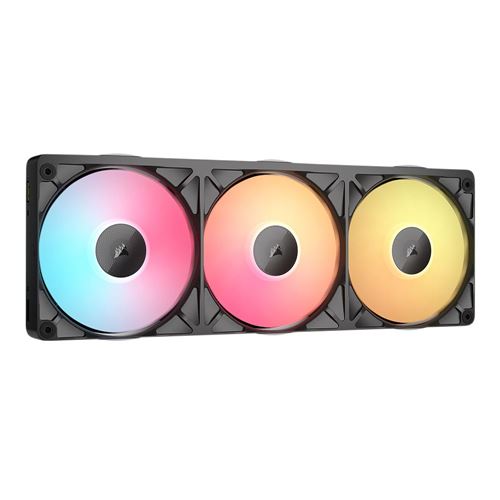 Corsair iCUE LINK RX360 II Unified Frame RGB Magnetic Dome Bearing 360mm Case Fan - Black — vista 2