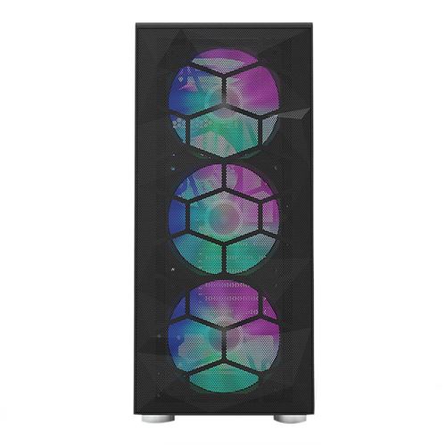 Montech X3 Mesh Tempered Glass ATX Mid-Tower Computer Case - Black — vista 2