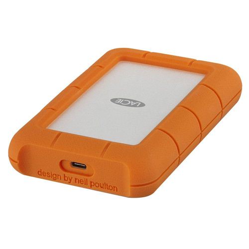 LaCie Rugged USB-C 4TB External Hard Drive — vista 2