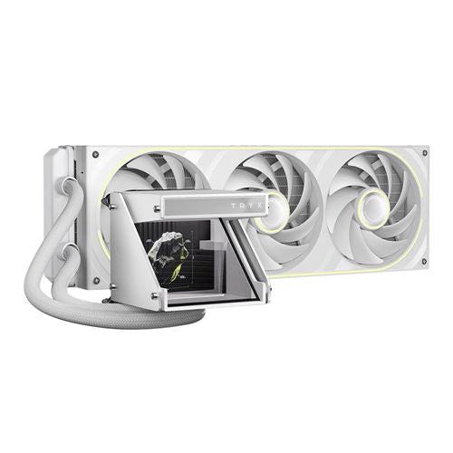 TRYX HOLO ARGB 360mm All in One Liquid CPU Cooling Kit - White — vista 2