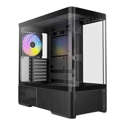 Case Antec C6 Curve ARGB Tempered Glass ATX Mid-Tower Computer Case Negro — vista 2