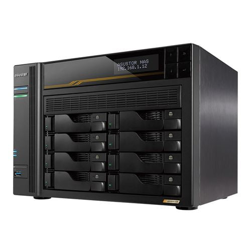 Asustor Lockerstor 8 Gen3 AS6808T Diskless 8 Bay NAS — vista 2