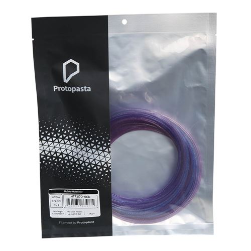 Proto-Pasta 1.75mm HTPLA 3D Printer Filament Multi-Color Color 0.11 lbs. (0.05 kg) Cardboa — vista 2