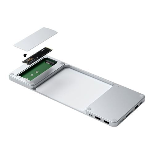 Satechi USB-C Slim Dock for 24” iMac - Silver — vista 2