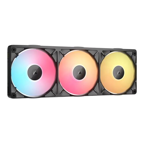 Corsair iCUE LINK RX360 II Unified Frame RGB Magnetic Dome Bearing 360mm Case Fan - Black — vista 2