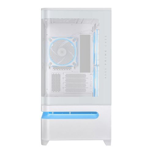 ASUS Prime AP202 ARGB Tempered Glass microATX Mid-Tower Computer Case - White — vista 2