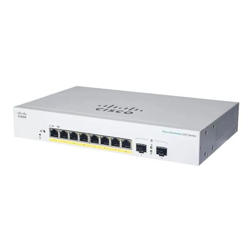 Cisco CBS220-8P-E-2G 8-Port Gigabit PoE Managed Network Switch with SFP — vista 2
