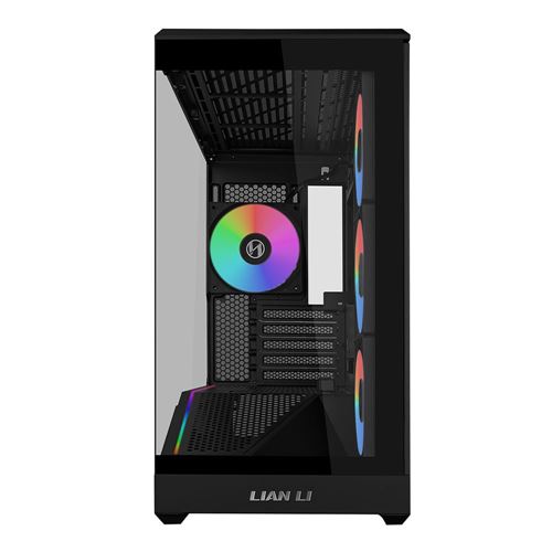 Lian Li Vector V100 MINI Tempered Glass microATX Mid-Tower Computer Case - Black — vista 2