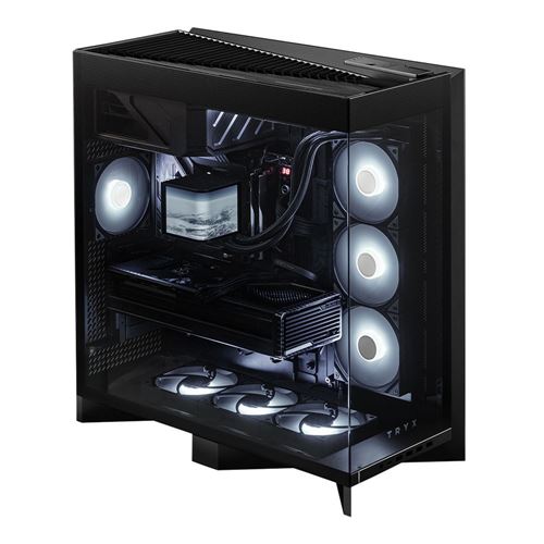 TRYX LUCA L70 Tempered Glass ATX Mid-Tower Computer Case - Black — vista 2