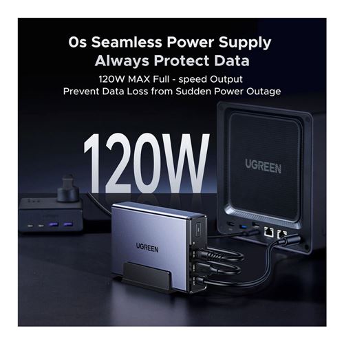 UGreen US3000 NAS 120W DC UPS — vista 2