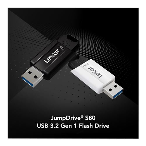 Lexar 64GB JumpDrive S80 USB 3.2 Gen 1 USB-A Flash Drive — vista 2