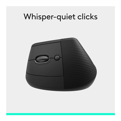 Logitech Lift Vertical Ergonomic Wireless Mouse - Graphite
Left Handed — vista 2