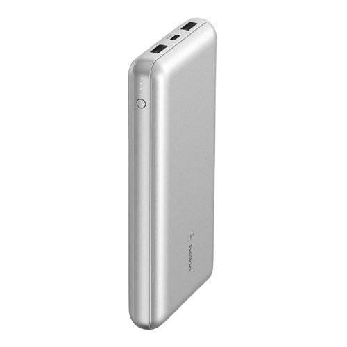 Belkin USB Type-C Portable Charger 20K Power Bank with USB-A to USB-C Cable - Silver — vista 2