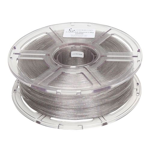 Cookiecad 1.75mm PLA Glitter 3D Printer Filament 1.0 kg (2.2 lbs.) Spool - Rainbow
Dimens — vista 2