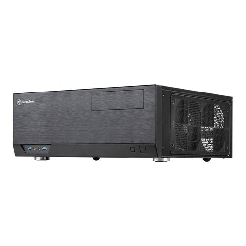 SilverStone GD09 Home Theater PC ATX Mini-Tower Computer Case - Black — vista 2