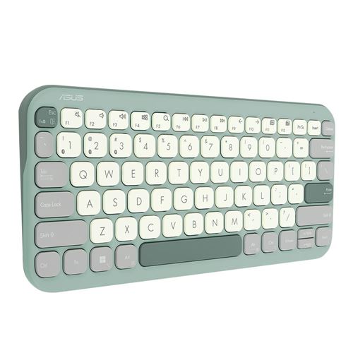 ASUS Marshmallow Keyboard KW100 - Green Tea — vista 2