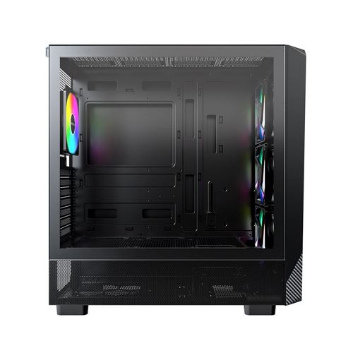 Montech X5 Tempered Glass ATX Mid-Tower Computer Case - Black — vista 2