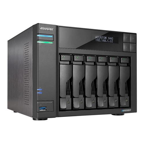 Asustor Lockerstor 6 Gen2 AS6706T v2 6-Bay Diskless NAS — vista 2