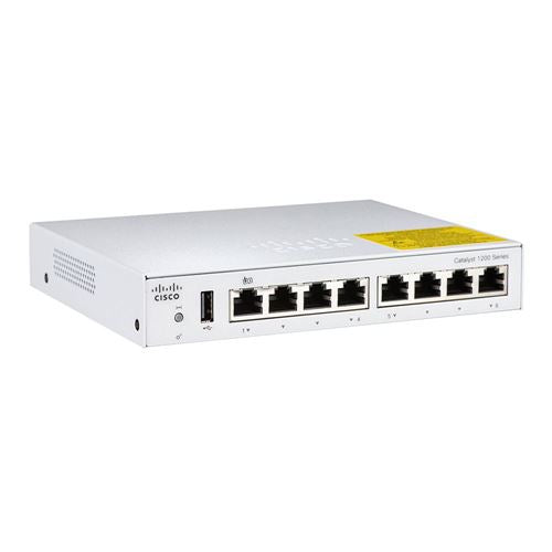 Cisco Catalyst 1200-8T-D 8 Port PoE Gigabit Ethernet Switch — vista 2