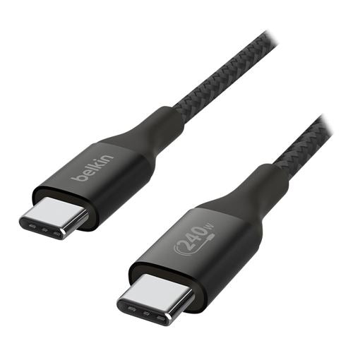 Belkin BoostCharge USB-C to USB-C Cable (Black) — vista 2