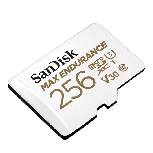 Sandisk 256 GB Max Endurance microSDXC Class 10 / UHS-3 Flash Memory Card with Adapter — vista 2