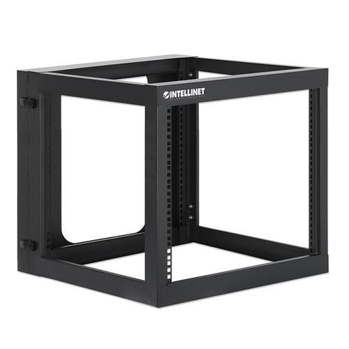Intellinet 19" Wall Mount 4-Post Open Frame Network Rack - 9U — vista 2