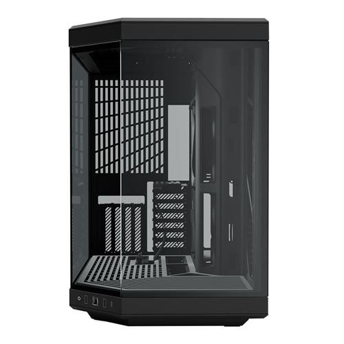 HYTE Y70 Dual Chamber Tempered Glass ATX Mid-Tower Computer Case - Black — vista 2