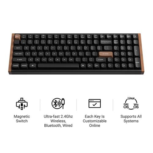 Keychron K4 HE Keyboard Swappable RGB Backlight Aluminum Nebula Switch - Black (Special Ed — vista 2
