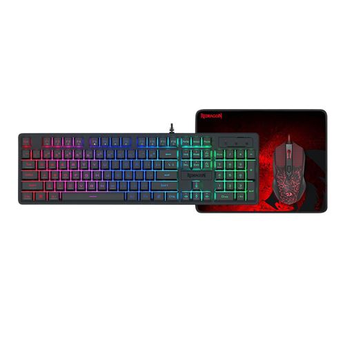 Redragon S107-2 Gaming Membrane Keyboard and Mouse Combo - Black — vista 2