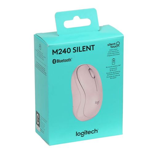 Logitech M240 Silent Bluetooth Mouse - Rose — vista 2