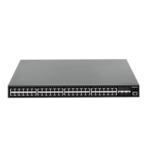Intellinet 54-Port L2 Fully Managed PoE Switch with 48 Gigabit Ports and 6 SFP Uplinks — vista 2