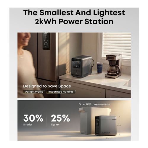 Anker SOLIX S2000 Portable Power Station (2010Wh) — vista 2