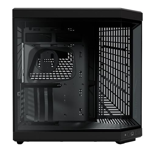 HYTE Y70 Dual Chamber Tempered Glass ATX Mid-Tower Computer Case - Black — vista 3