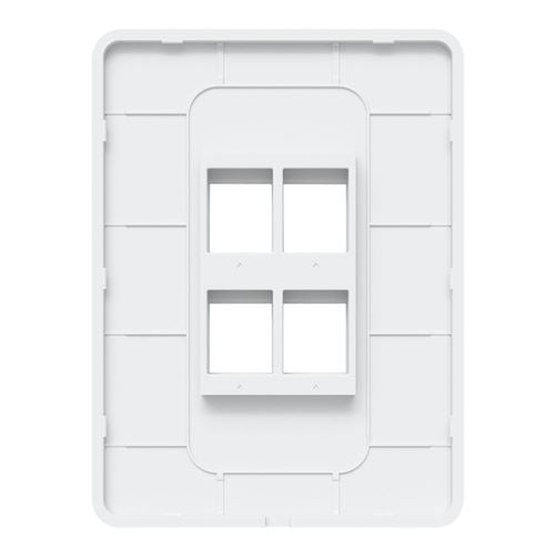Ubiquiti Universal Paintable Keystone Wall Plate - 4-Pack — vista 3