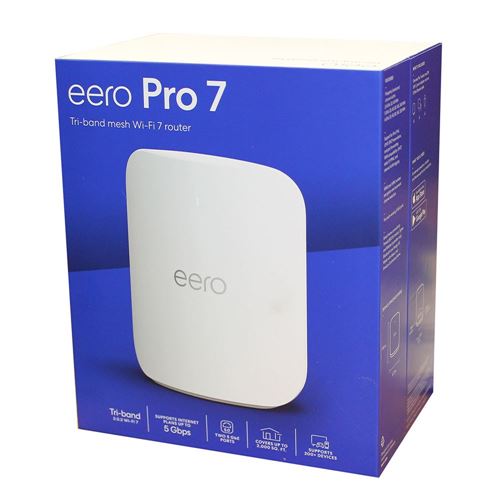 eero Pro 7, Tri-band Mesh Wi-Fi 7 Router — vista 3