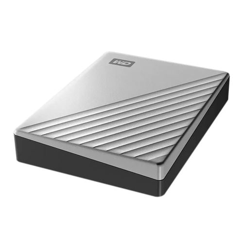WD 4TB My Passport Ultra USB 3.0 Type-C External Hard Drive (Silver) — vista 3