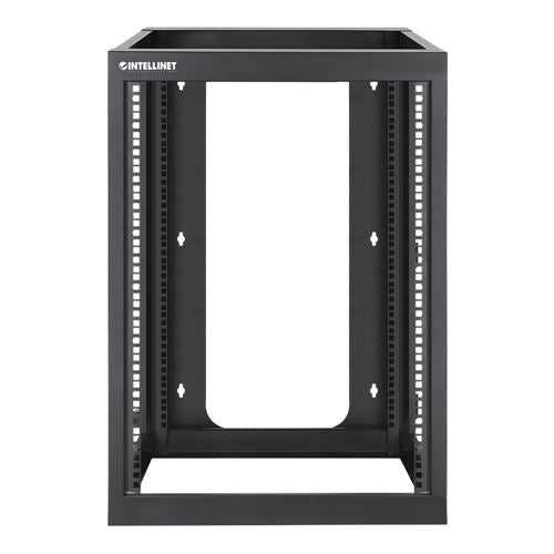Intellinet 19 inch Wall Mount 4-Post Open Frame Network Rack - 15U — vista 3