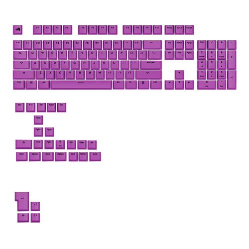 Glorious GPBT Basics Keycaps - Epic Purple — vista 3