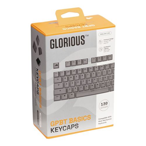 Glorious GPBT Basics Keycaps - Armor Gray — vista 3