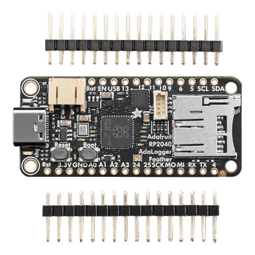 Adafruit Industries Feather RP2040 Adalogger - 8MB Flash with microSD Card - STEMMA QT / Q — vista 3