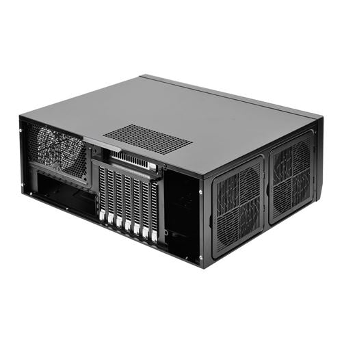 SilverStone GD09 Home Theater PC ATX Mini-Tower Computer Case - Black — vista 3