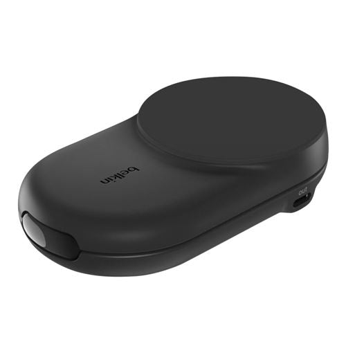 Belkin 2-in-1 Foldable Magnetic Charger with Qi2 25W - Black — vista 3