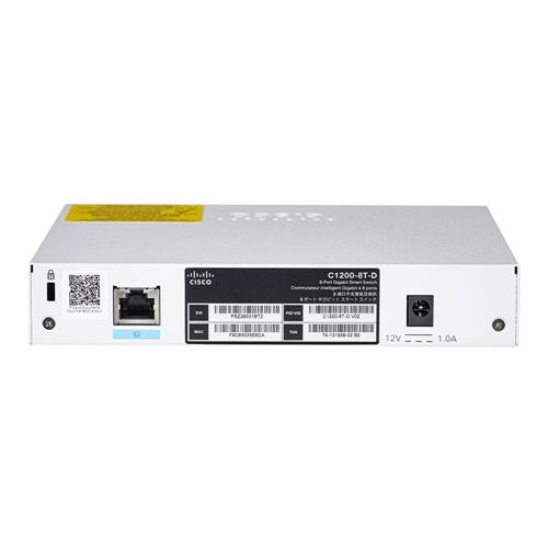Cisco Catalyst 1200-8T-D 8 Port PoE Gigabit Ethernet Switch — vista 3