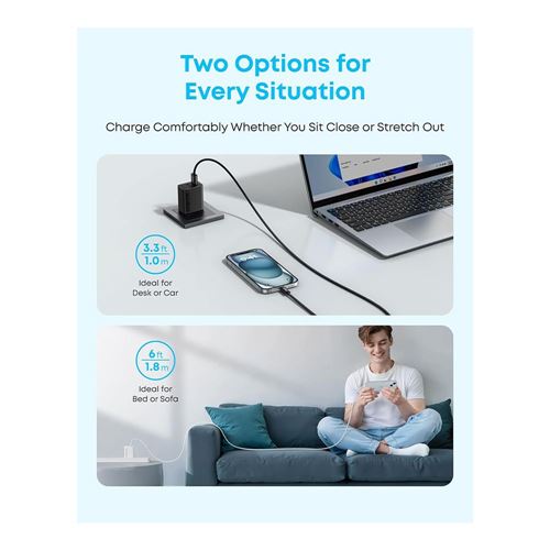 Anker ZOLO USBA-C 3FT BRAID — vista 3